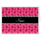 Personalised name pink pineapple pattern