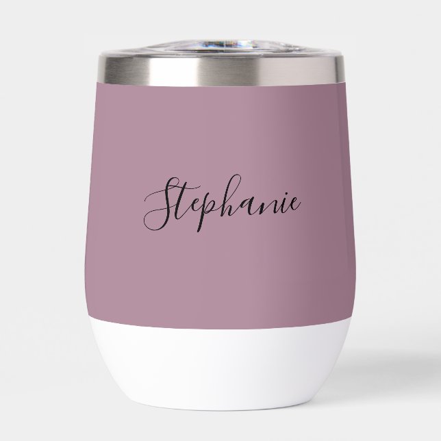 Personalised name Pink Script Monogram (Front)