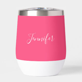 Personalised name Pink Script Simple