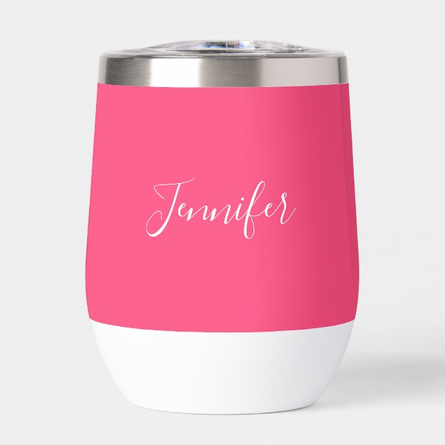 Personalised name Pink Script Simple (Front)