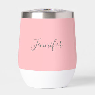 Personalised name Pink Script Simple
