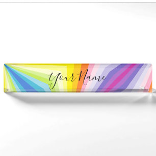 Personalised Name Plate - Psychedelic - HAMbyWG