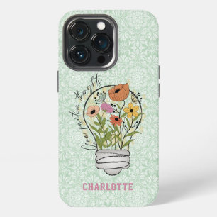Personalised Name Positive Thoughts Inspirational iPhone 13 Pro Case
