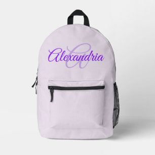 Personalised Name Printed Backpack