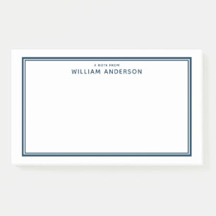 Personalised Name Professional for Men Post-it Notes