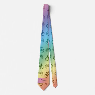 Personalised name rainbow bicycles tie