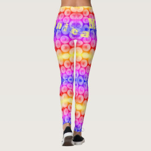 Personalised Name Rainbow Leggings