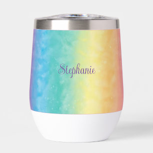 Personalised name Rainbow Script Monogram