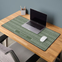 Personalised Name Sage Green Modern Boho Office