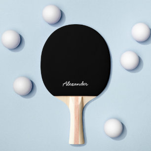 Personalised Name Script Fully Editable Colours Ping Pong Paddle
