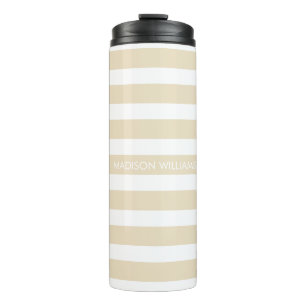 Personalised Name Script Monogram Thermal Tumbler