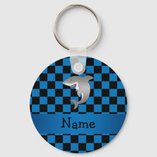 Personalised name shark key ring