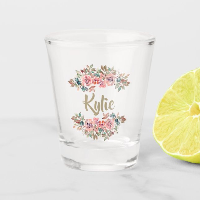 Personalised Name Shot Glass Custom Gifts for Her (Front)