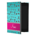 Personalised name silver turquoise gymnastics