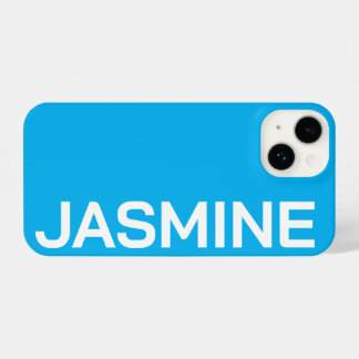 Personalised Name Simple Minimal Monogram Modern iPhone 14 Case