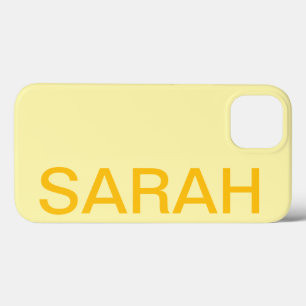 Personalised Name Simple Stylish Modern Minimal iPhone 13 Case