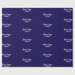 Personalised Name Simple stylish Your logo here Wrapping Paper