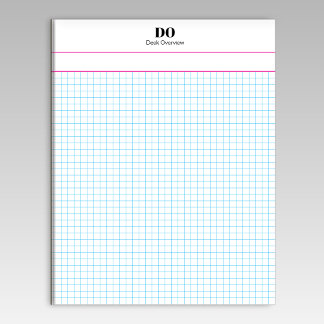 Personalised Name Small Square Graph Paper Notepad