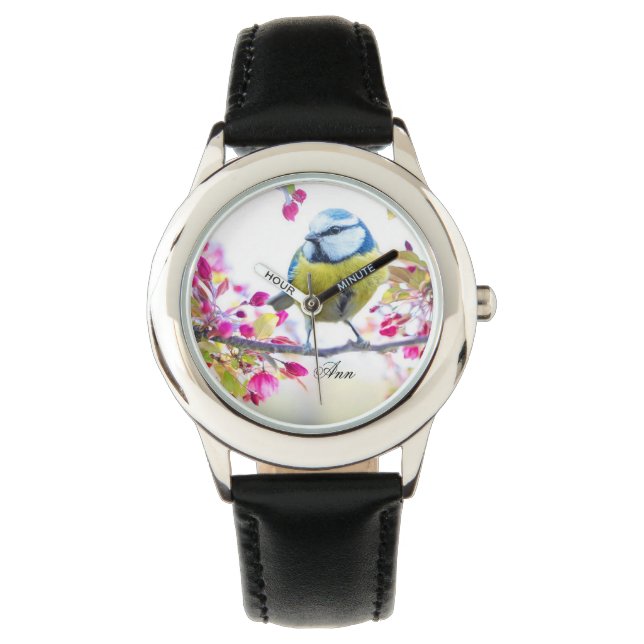 Personalised Name Spring Bird Watch (Front)