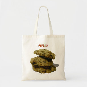 Personalised Name Stack of Cookies Cookie Lovers Tote Bag
