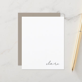 Personalised Name Stationery Paper