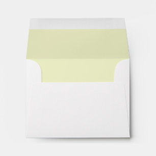 Personalised Name Stylish Modern Wedding White Envelope