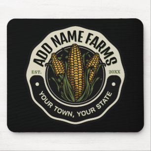 Personalised NAME Sweet Corn Garden Farm Farmer Mouse Pad