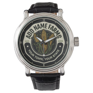 Personalised NAME Sweet Corn Garden Farm Farmer Watch