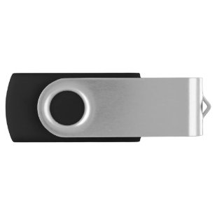Personalised name swivel USB stick flash drive