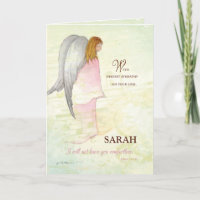 Personalised Name, Sympathy Angel, Christian Reli