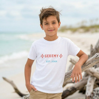 Personalised Name T-Shirt for Teens Unisex