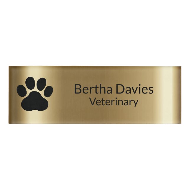 Personalised Name Tag Badge,Name Plate Tag,Badge  (Front)