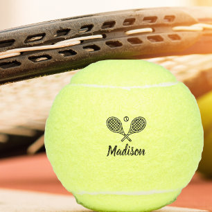 Personalised Name Tennis Player Monogrammed Balls