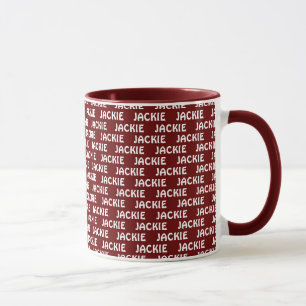 Personalised Name Text Design Coffee Mug