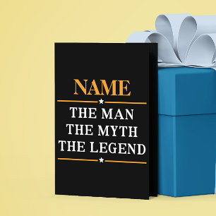 Personalised Name The Man The Myth The Legend
