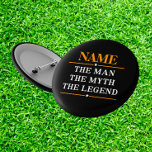 Personalised Name The Man The Myth The Legend 6 Cm Round Badge<br><div class="desc">Personalised Name The Man The Myth The Legend</div>