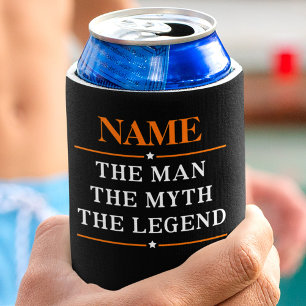 Personalised Name The Man The Myth The Legend Can Cooler