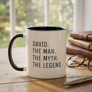 Personalised Name The Man The Myth The Legend Coff Mug