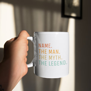 Personalised Name The Man The Myth The Legend Coffee Mug
