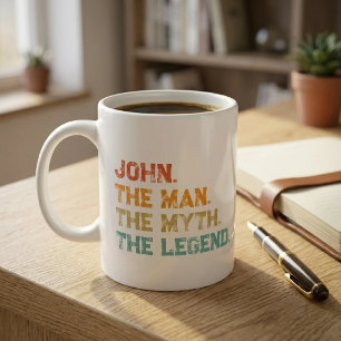 Personalised Name The Man The Myth The Legend Coffee Mug