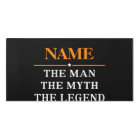 Personalised Name The Man The Myth The Legend