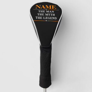 Personalised Name The Man The Myth The Legend Golf Head Cover