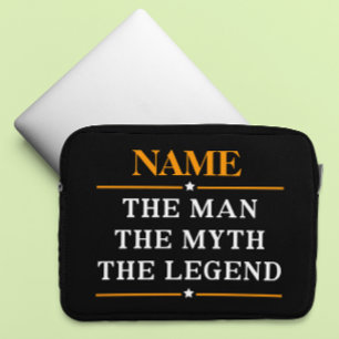 Personalised Name The Man The Myth The Legend Laptop Sleeve