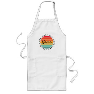 Personalised Name The Man The Myth The Legend Long Apron