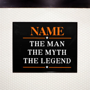 Personalised Name The Man The Myth The Legend Poster