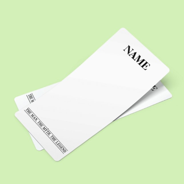 Personalised Name The Man The Myth The Legend Stationery (Creator Uploaded)