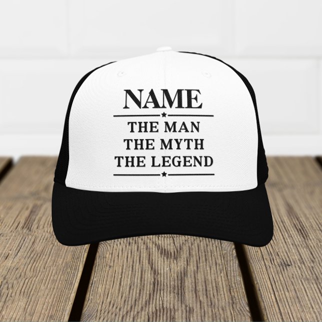 Personalised Name The Man The Myth The Legend Trucker Hat (Creator Uploaded)