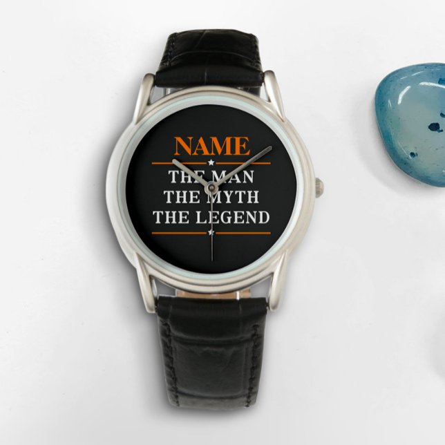 Personalised Name The Man The Myth The Legend Watch (Creator Uploaded)