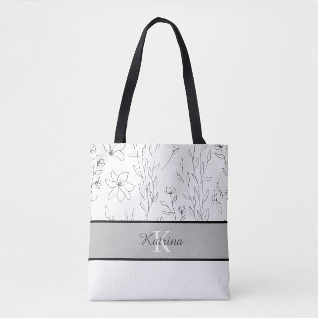 Personalised Name Tote Bag (Front)