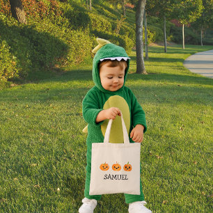 Personalised Name Trick or Treat Halloween Bag